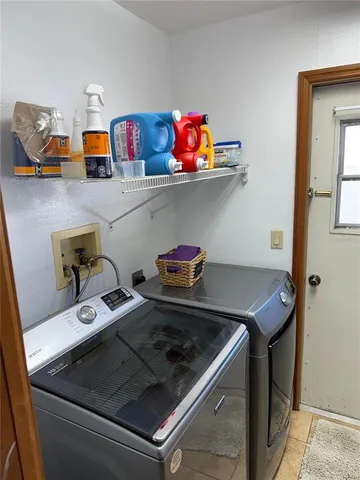 a view of storage and utility room