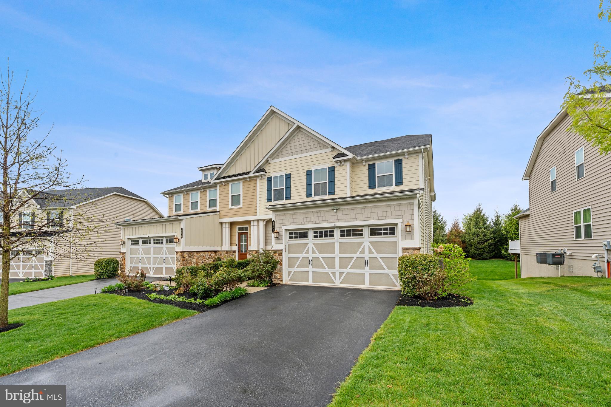 408 Quarry Point Road Malvern, PA 19355 - Photo 1 of 35 Exterior entry featuring attached two-car garage