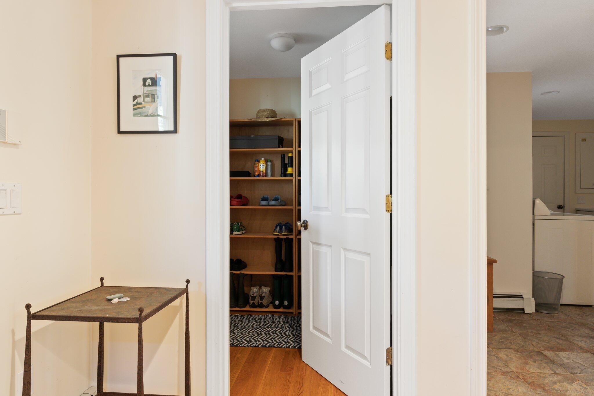11 Sandy Lane Truro, MA 02666 - Photo 41 of 98 a view of a hallway with closet and a bathroom