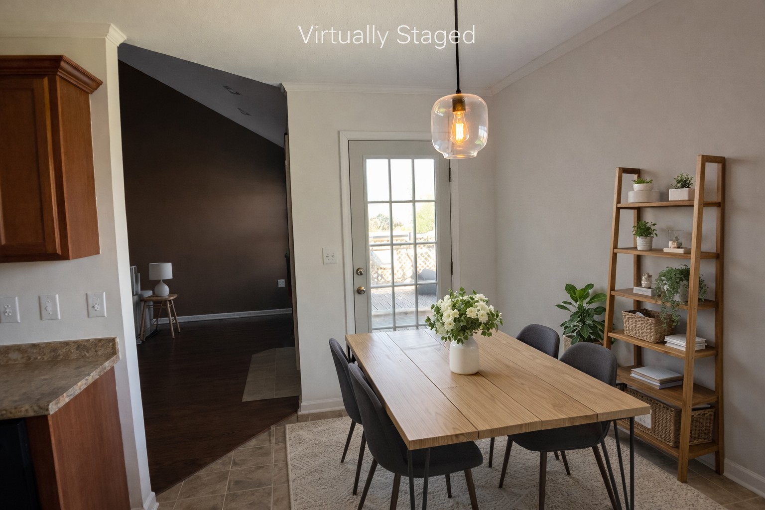 1809 Abrams Road Clarksville, TN 37042 - Photo 12 of 43 a view of a dining room with furniture window and wooden floor