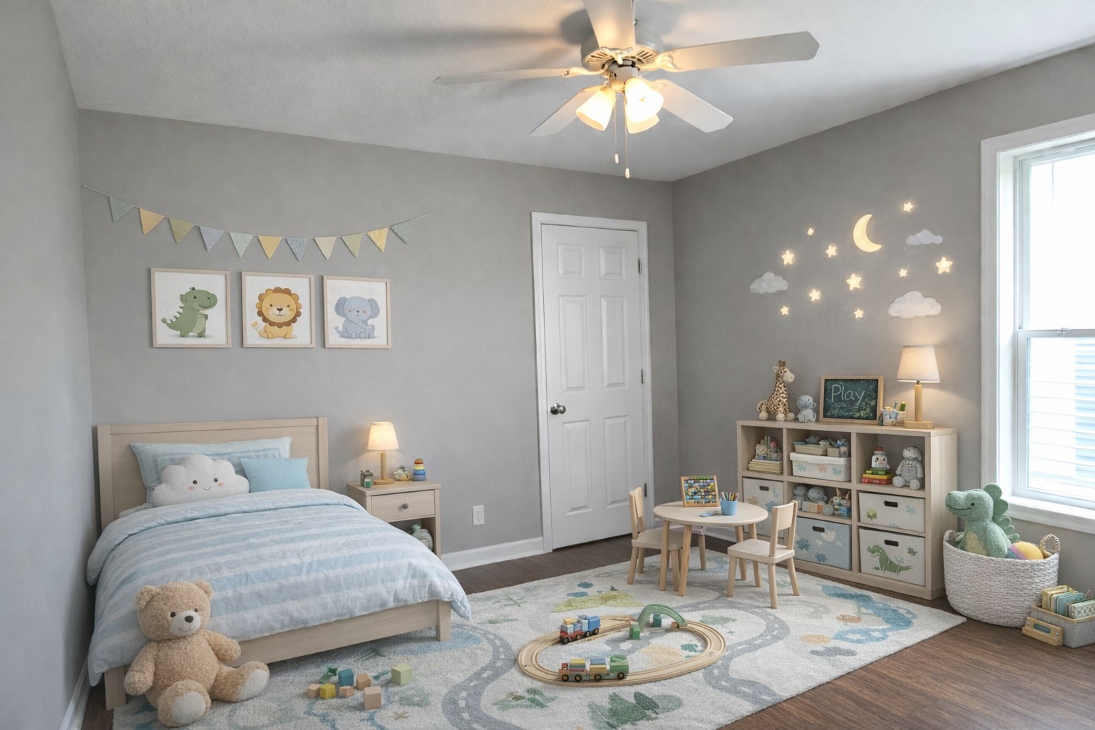 1809 Abrams Road Clarksville, TN 37042 - Photo 26 of 43 a bedroom with a bed and wooden floor