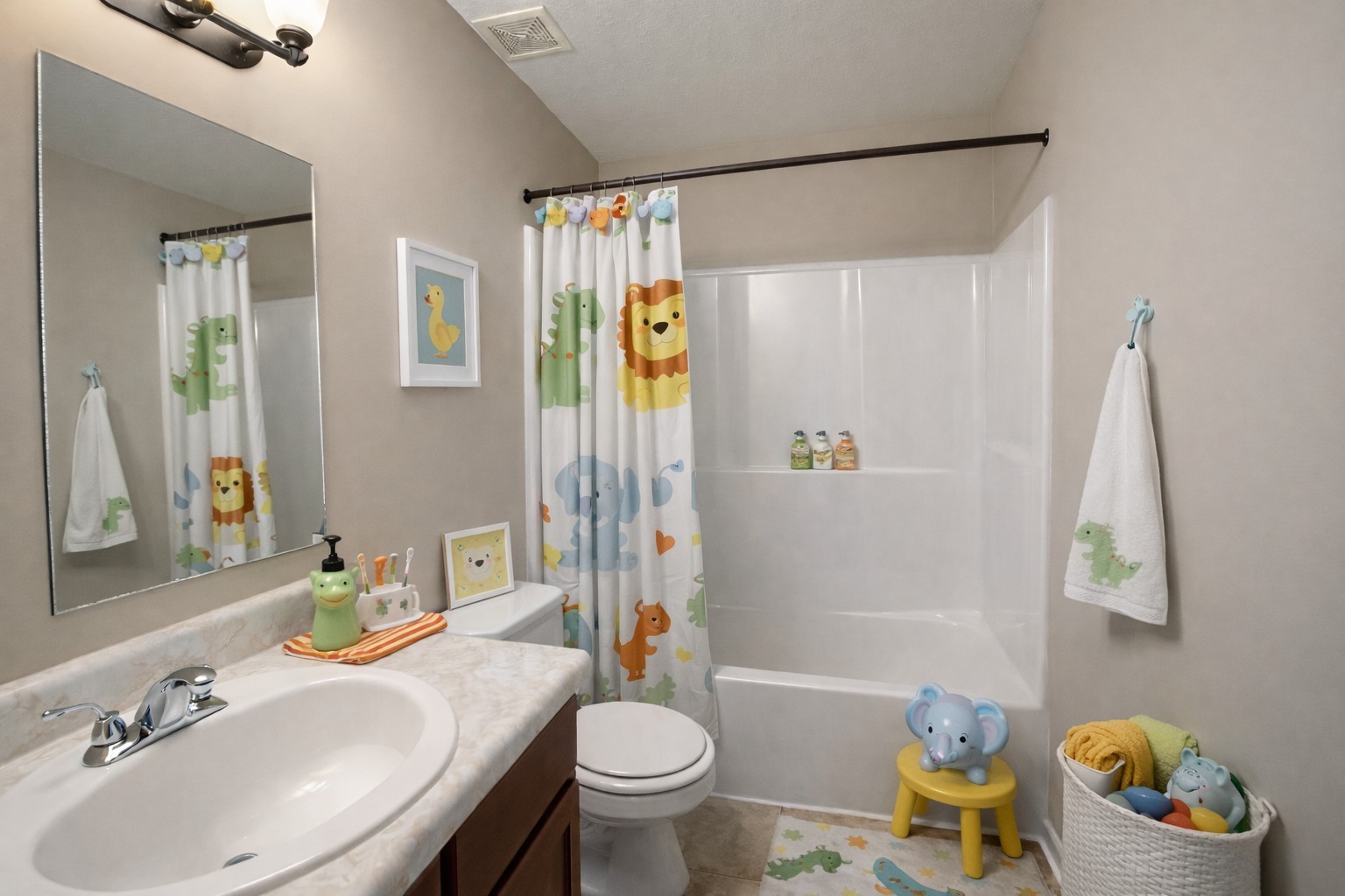 1809 Abrams Road Clarksville, TN 37042 - Photo 30 of 43 a bathroom with a sink toilet and shower