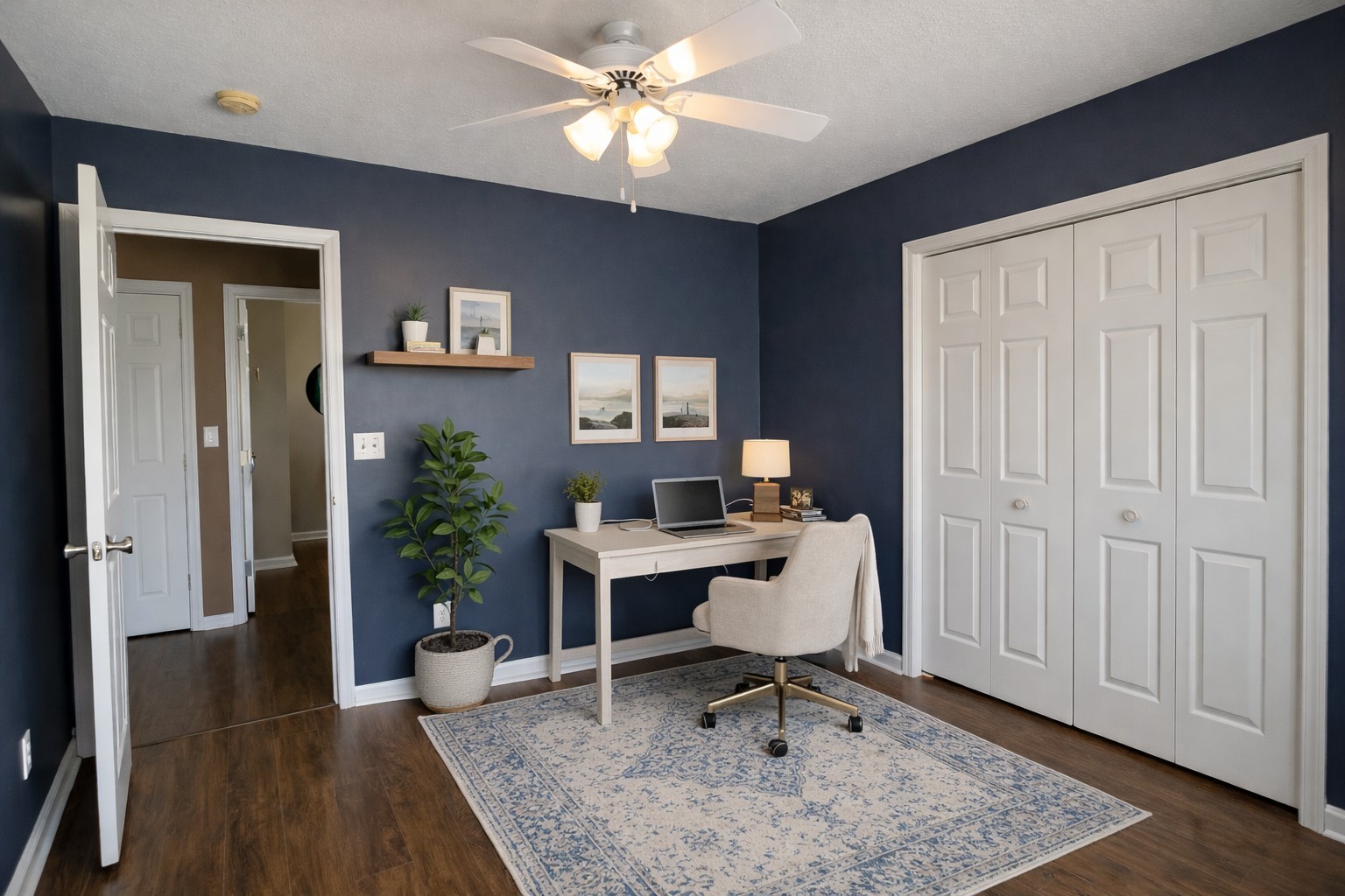 1809 Abrams Road Clarksville, TN 37042 - Photo 34 of 43 a view of a workspace with furniture and a window