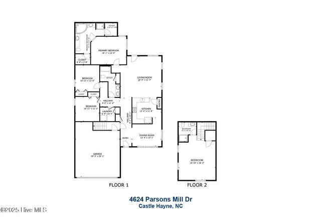 $2,600 | 4624 Parsons Mill Drive, Castle Hayne, NC 28429