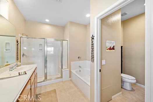 2710 Colorado River Road Blythe, CA 92225 - Photo 22 of 38 a bathroom with a sink a toilet and shower