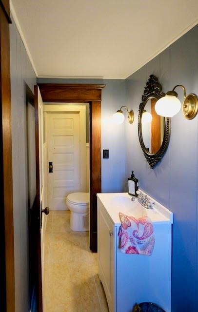 441 Main Street Rimersburg, PA 16248 - Photo 15 of 28 a bathroom with a sink a toilet and a mirror