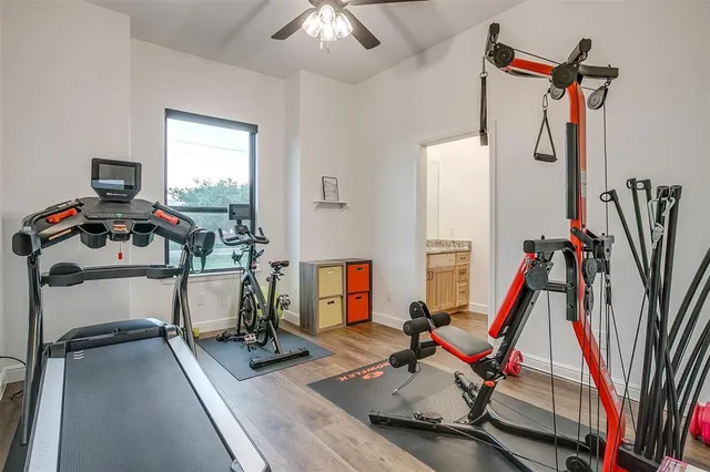 a room with furniture and wooden floor