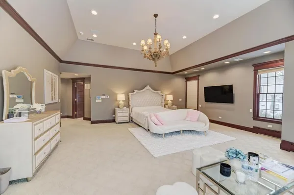 a front view of a building with a street