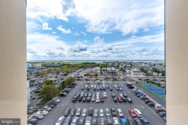 a view of a street sign
