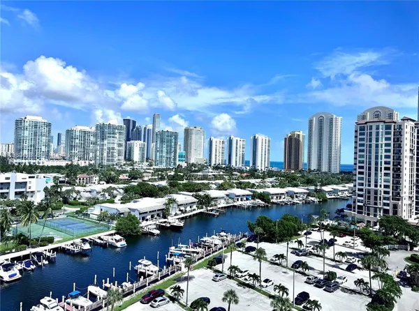 a city view with lake view