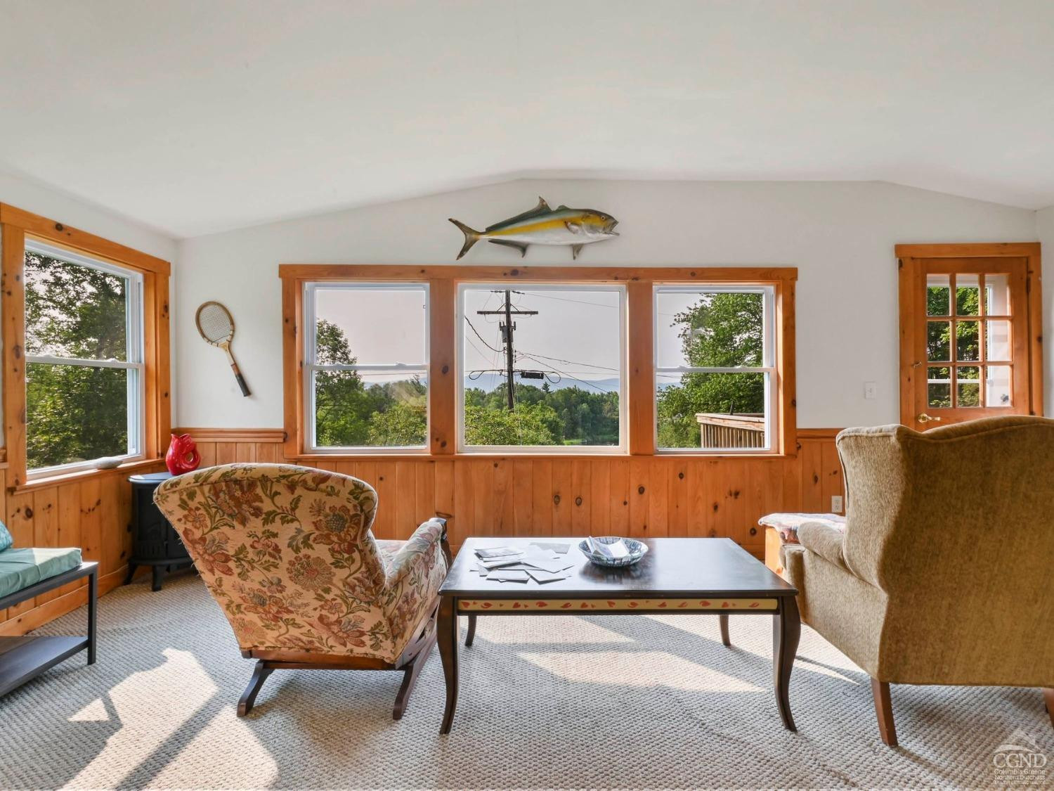 157 Horseshoe Road Conesville, NY 12076 - Photo 25 of 48 a living room with furniture and a large window