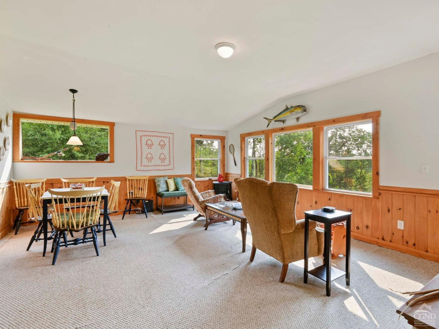 157 Horseshoe Road Conesville, NY 12076 - Photo 32 of 48 a view of a livingroom with furniture and a window