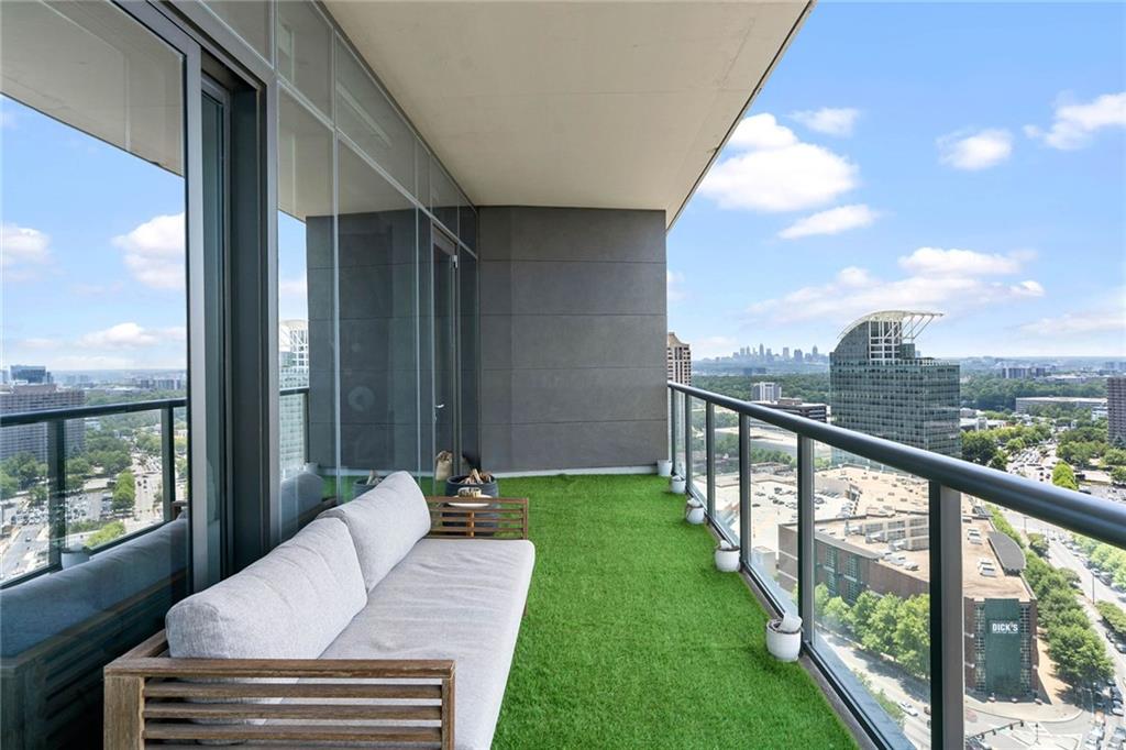3630 Peachtree Road Northeast, Unit 2005 Atlanta, GA 30326 - Photo 19 of 32 a view of two chairs in the deck