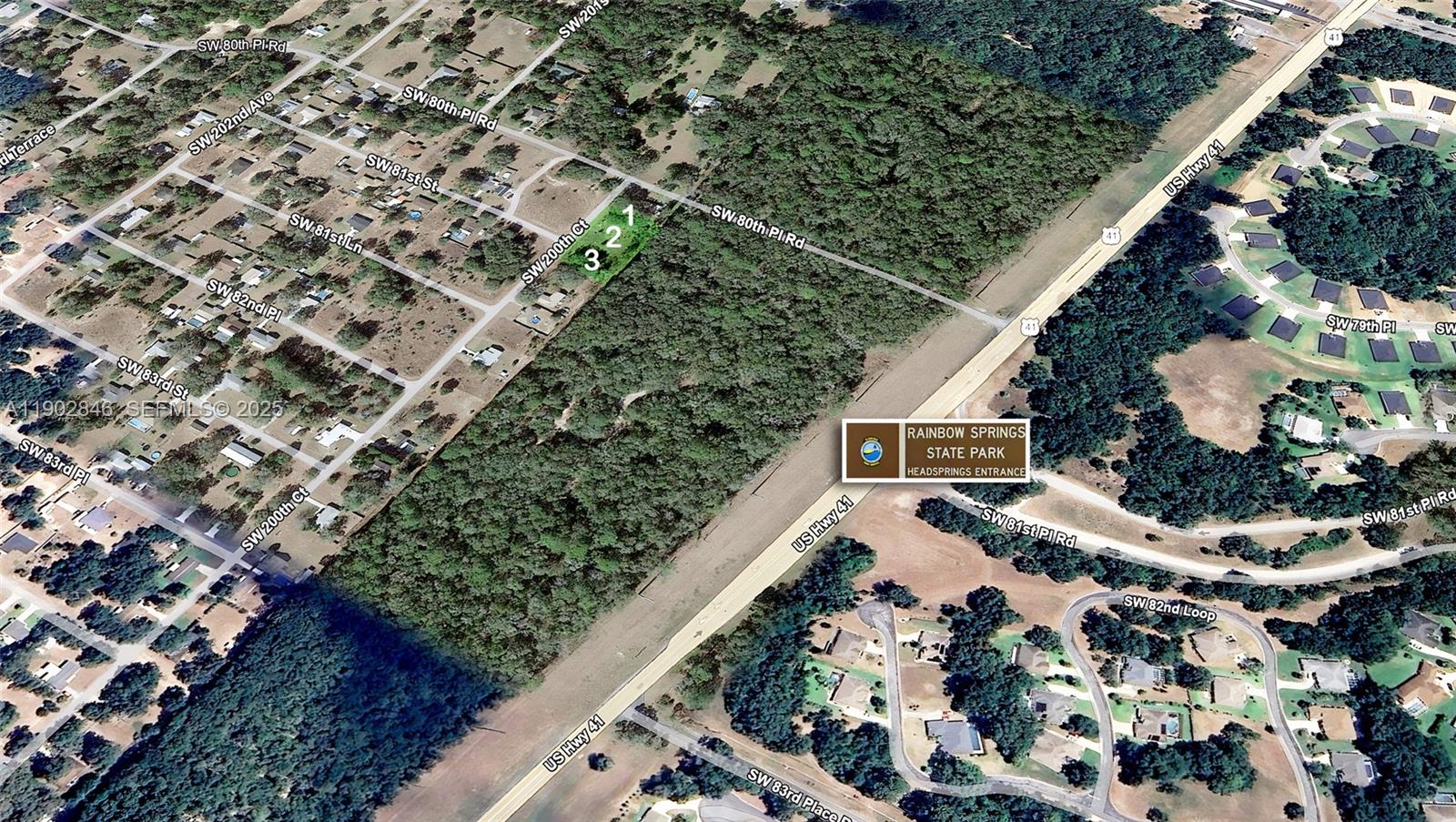 Undetermined Southwest 200th Court Dunnellon, FL 34431 - Photo 2 of 8 an aerial view of house with yard