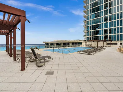 a view of outdoor space with swimming pool