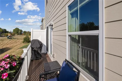 a view of balcony and deck