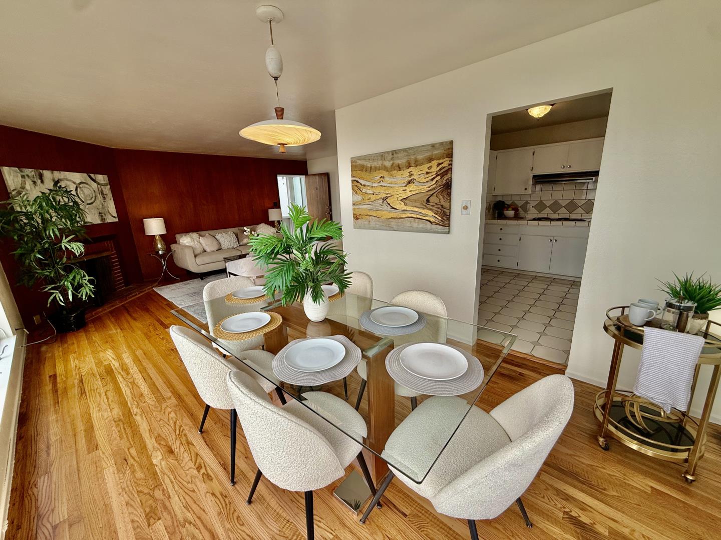 95 Clearview Drive Daly City, CA 94015 - Photo 5 of 21 a view of a dining room with furniture window and wooden floor