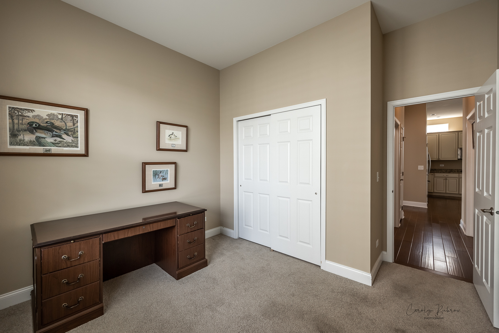 3870 Eagle Ridge Drive Elgin, IL 60124 - Photo 15 of 20 a room with a bed and a chandelier