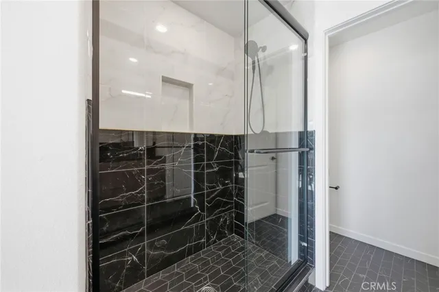 a front view of a building with street