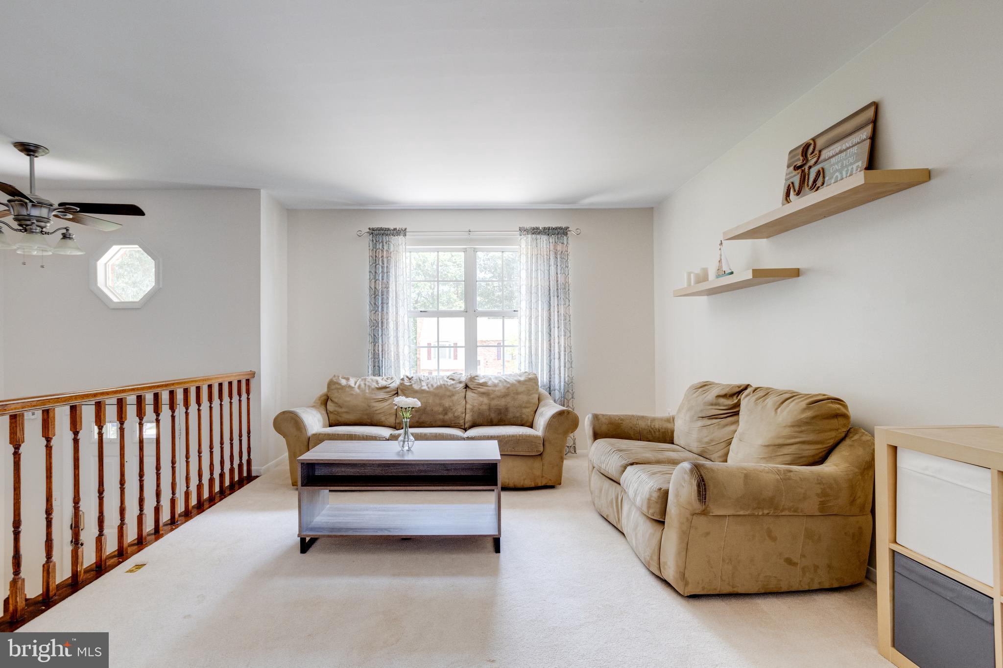 Living Room with wall to wall carpet