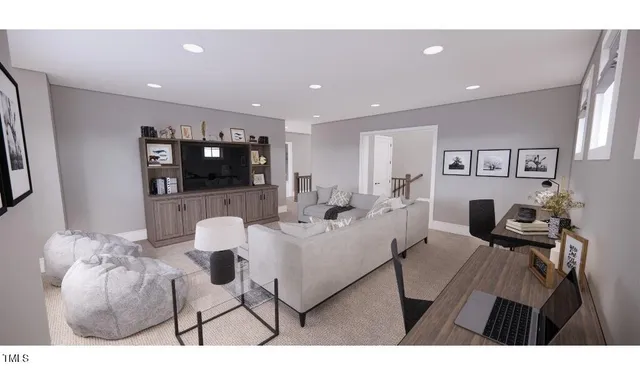 a bed room with a bed