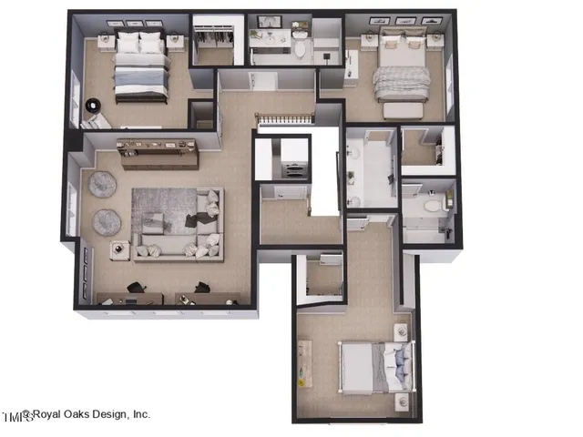 a picture of a bench in front of a building