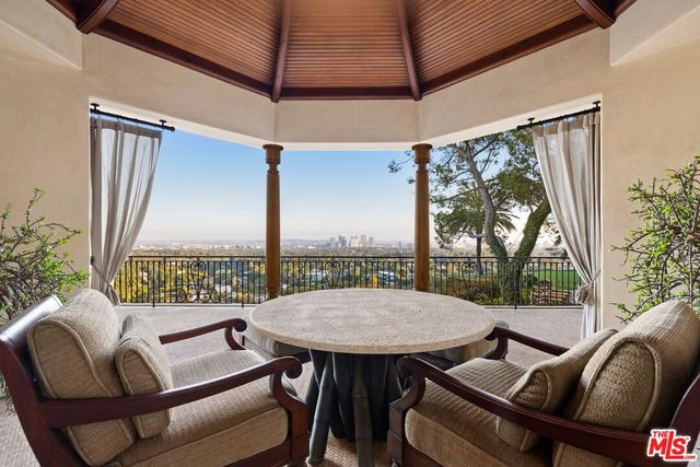 a view of a swimming pool and a yard