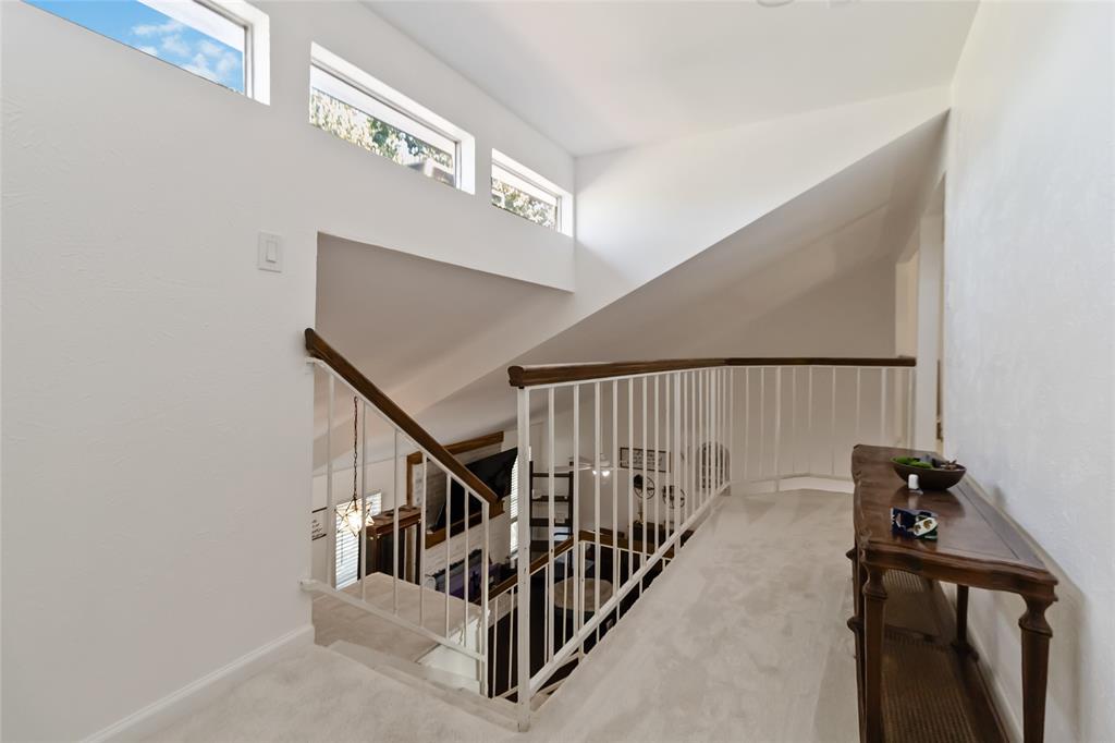 1920 Avignon Court Carrollton, TX 75007 - Photo 14 of 31 Stairway featuring carpet and baseboards