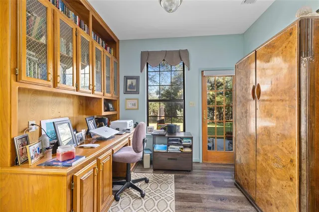 a room with storage and utility