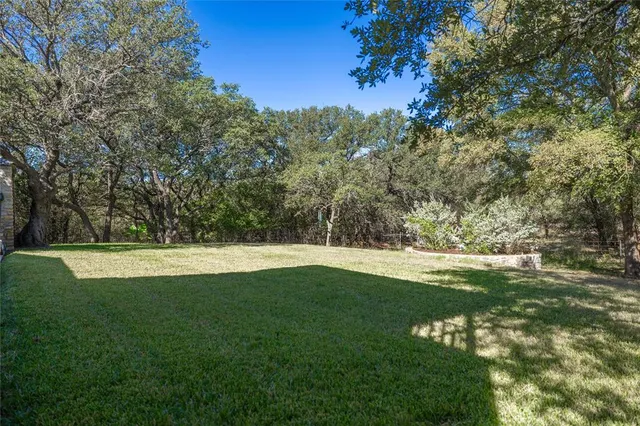 a view of a grassy field