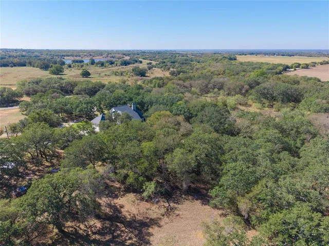 an aerial view of forest