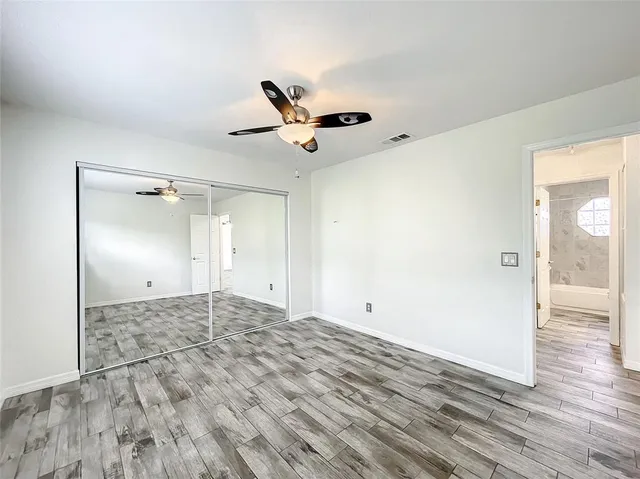 wooden floor in an empty room