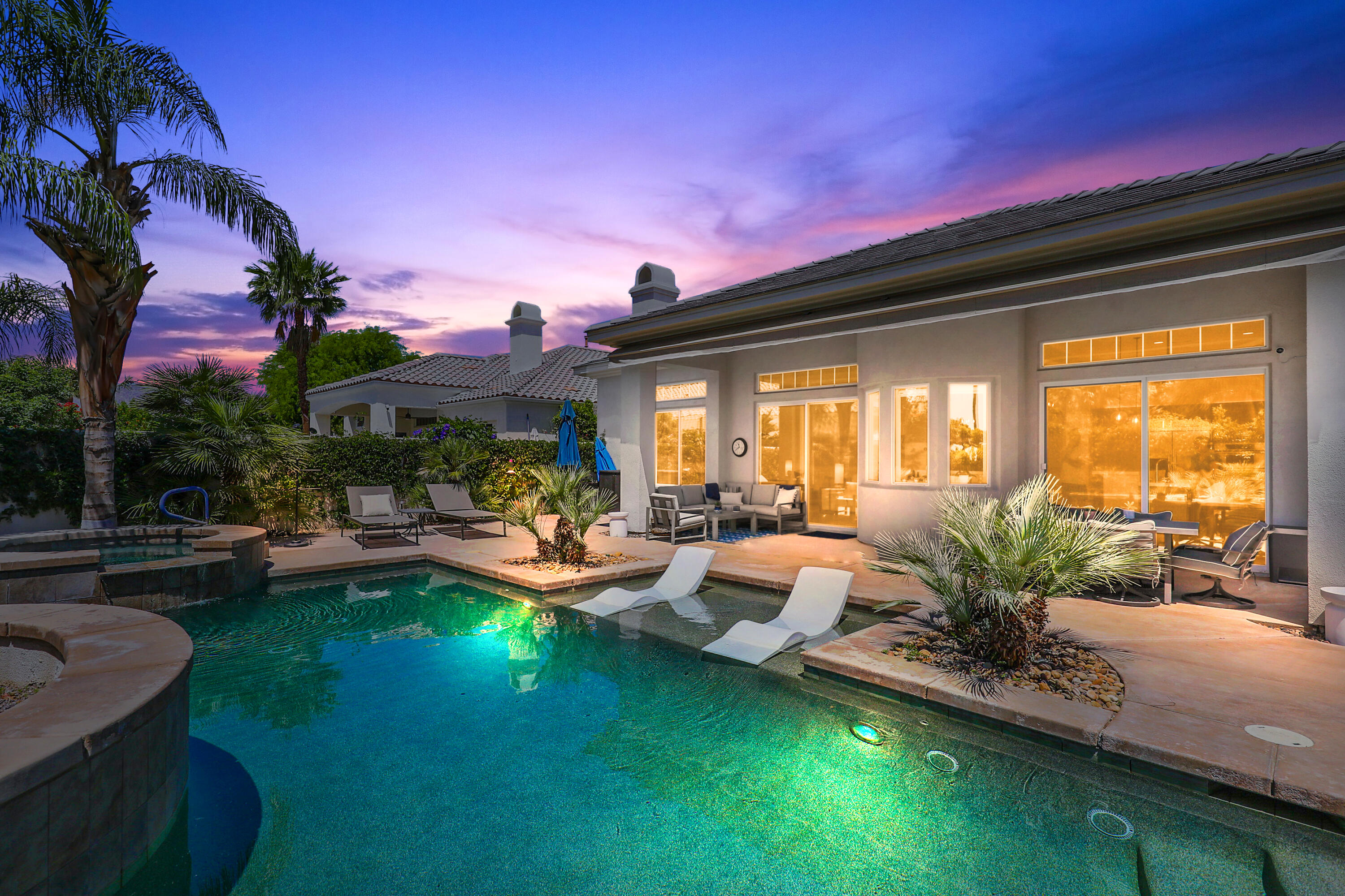80345 Camarillo Way La Quinta, CA 92253 - Photo 40 of 40 a view of a house with patio and swimming pool