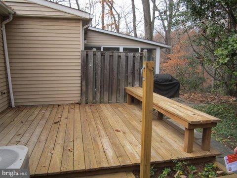 942 Riversedge Circle Annapolis, MD 21401 - Photo 14 of 27 Rear deck backs to woods