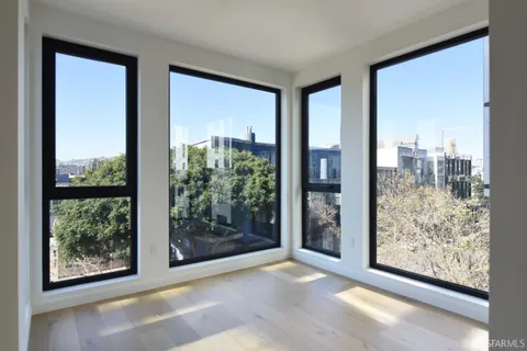 a view of a room with window