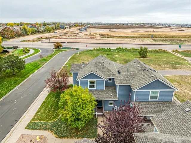a view of a house with a ocean view