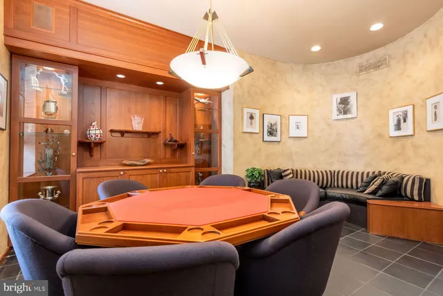 a outdoor space with patio furniture