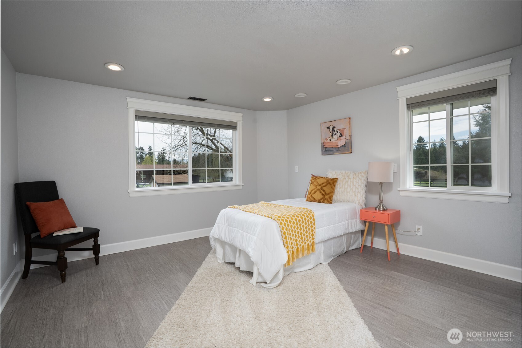 30815 Webster Road East Eatonville, WA 98328 - Photo 16 of 40 a bedroom with a bed and window