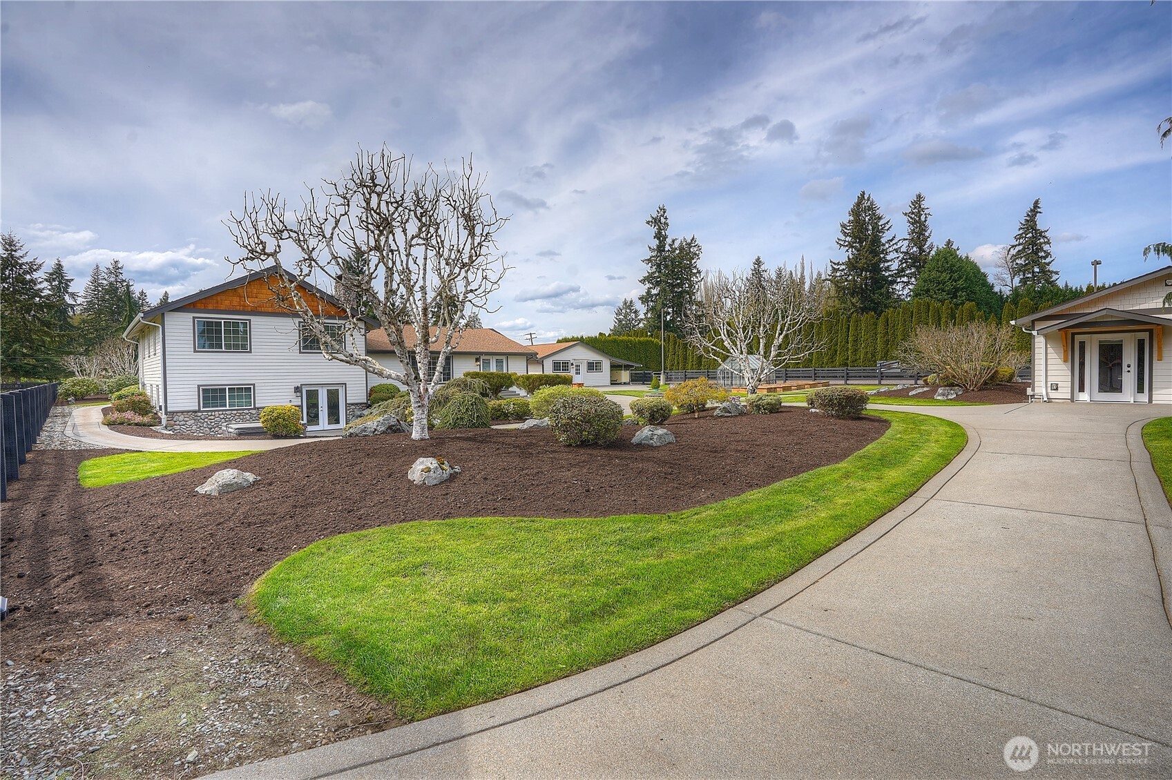 30815 Webster Road East Eatonville, WA 98328 - Photo 20 of 40 a view of outdoor space yard and swimming pool