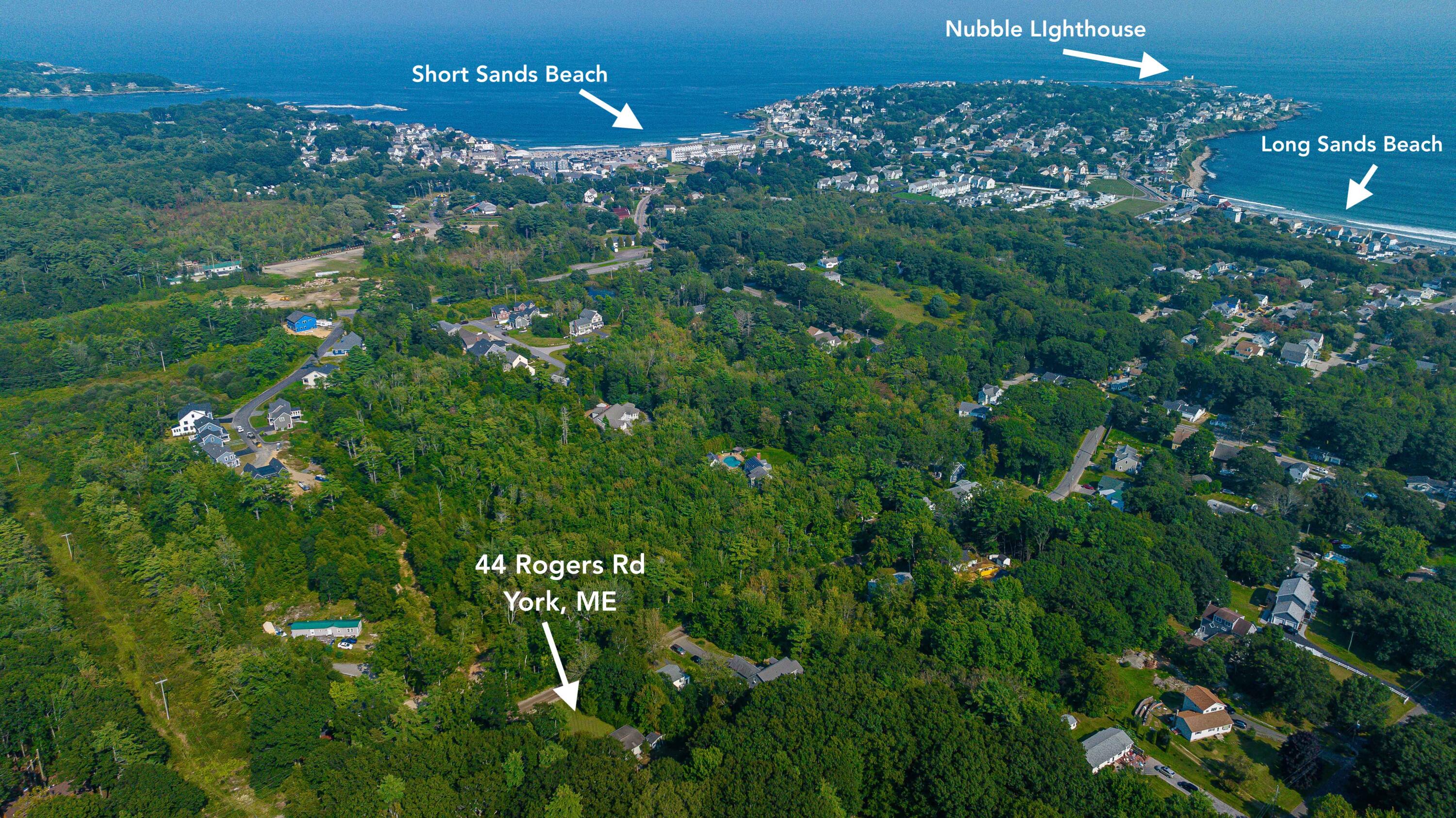 44 Rogers Road York, ME 03909 - Photo 3 of 28 1c - Aerial Photo