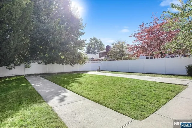 a view of an outdoor space and a yard
