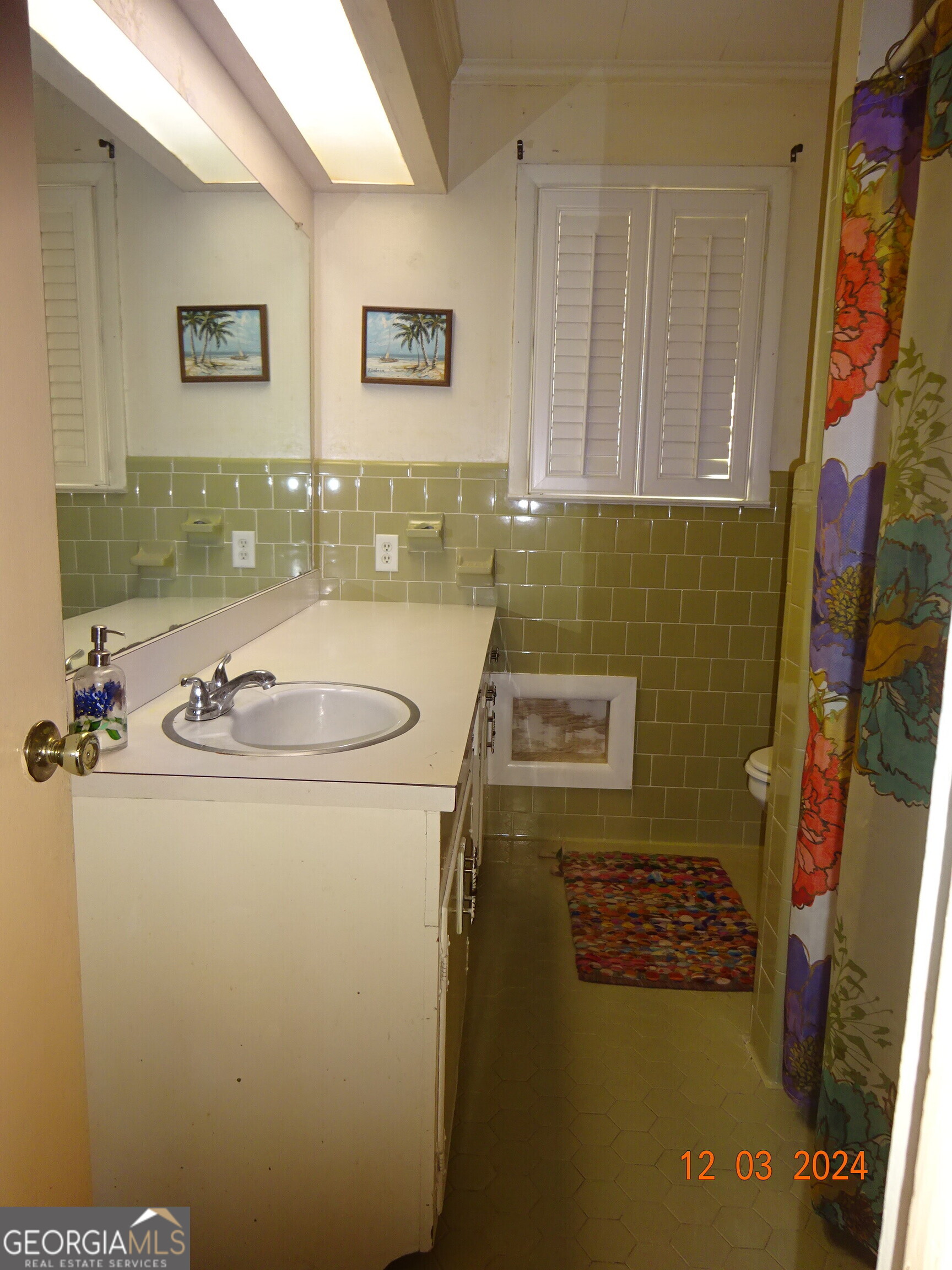 606 Park Avenue Claxton, GA 30417 - Photo 19 of 38 a bathroom with a sink and a mirror