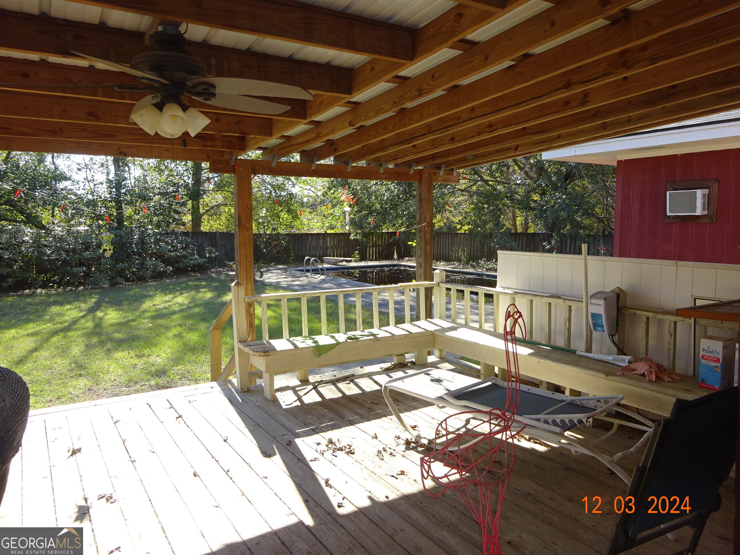 606 Park Avenue Claxton, GA 30417 - Photo 35 of 38 a view of a patio with wooden floor