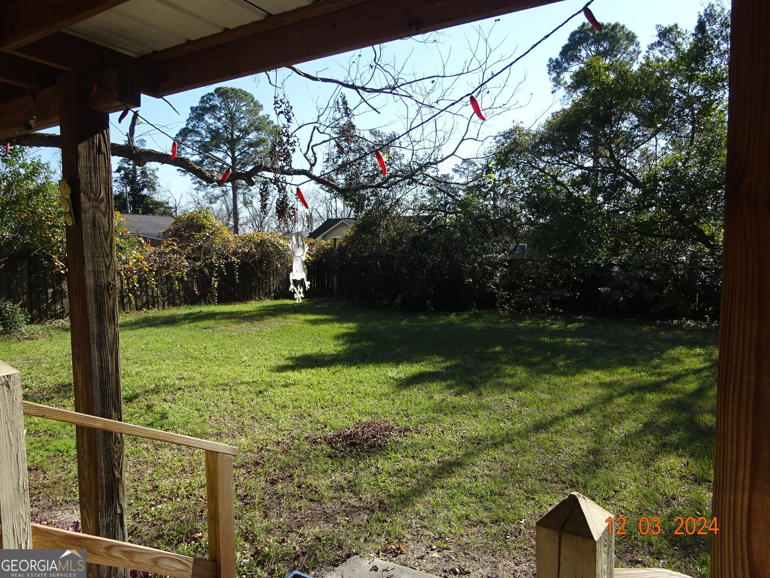 606 Park Avenue Claxton, GA 30417 - Photo 36 of 38 a backyard of a house with lots of green space