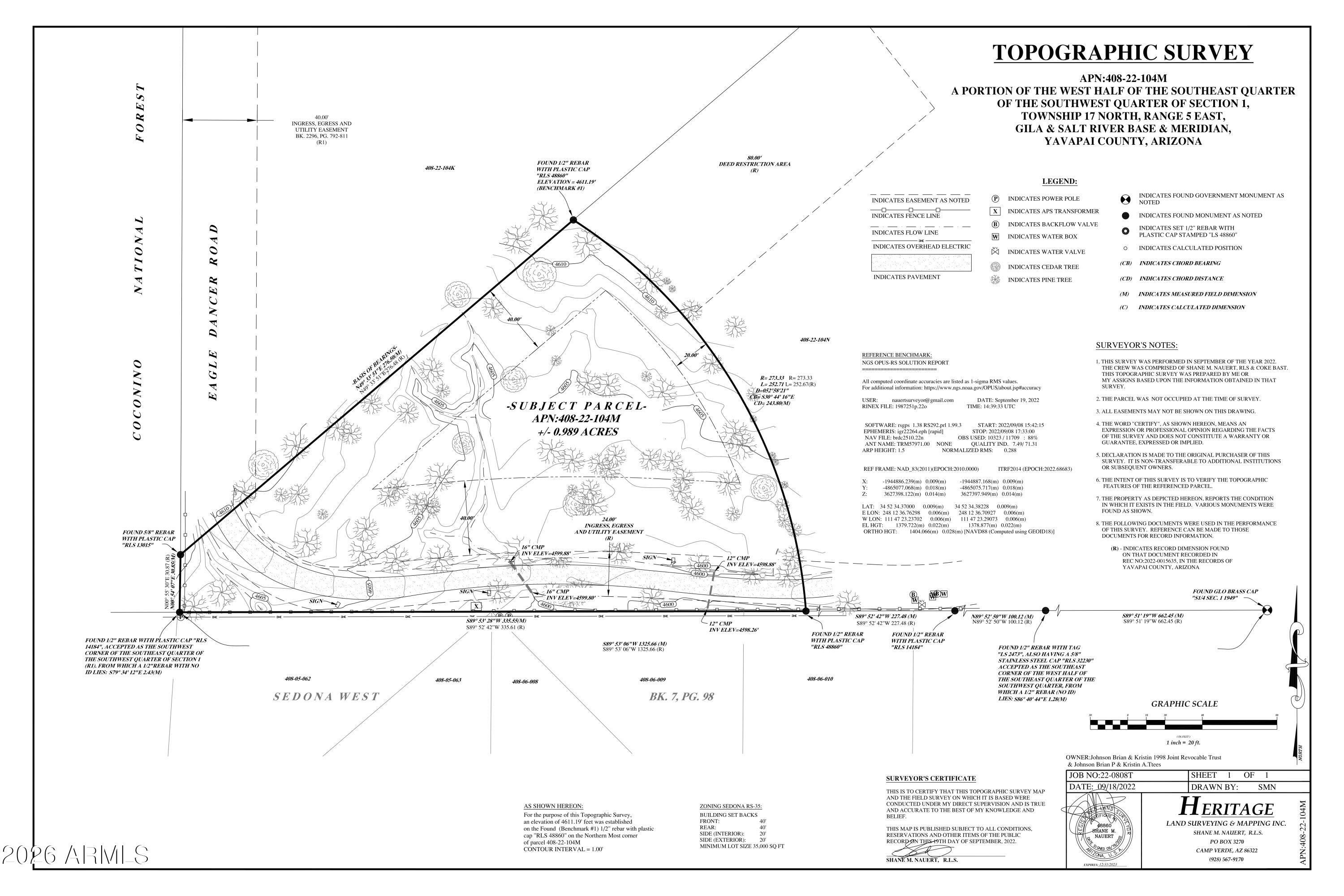234 Eagle Dancer Road, Unit 1 Sedona, AZ 86336 - Photo 20 of 22 Survey