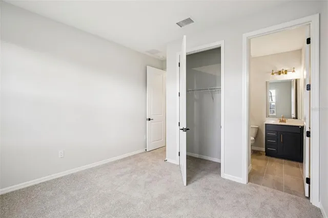 a view of small space with racks on the wall