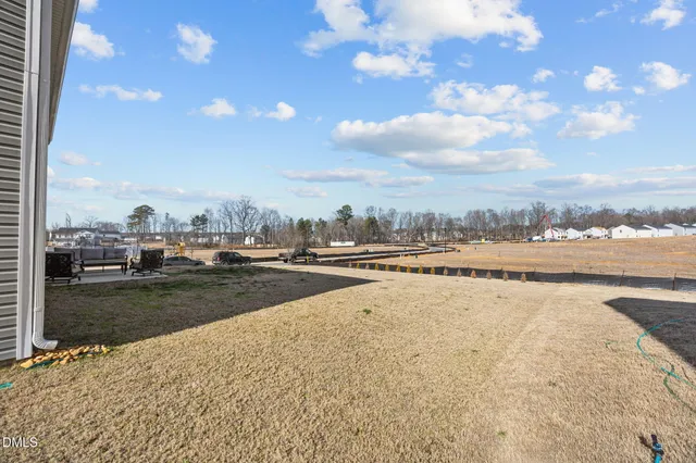 a view of an ocean and city
