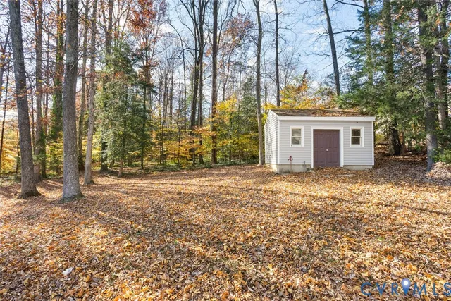 a view of a house with a patio