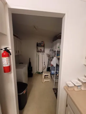 a view of walk in closet