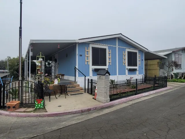 a view of a house with a patio